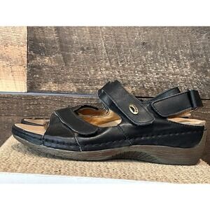 Spring Step Radiange Women Slingback Leather Ankle Strap Sandals Sz‎ 7.5